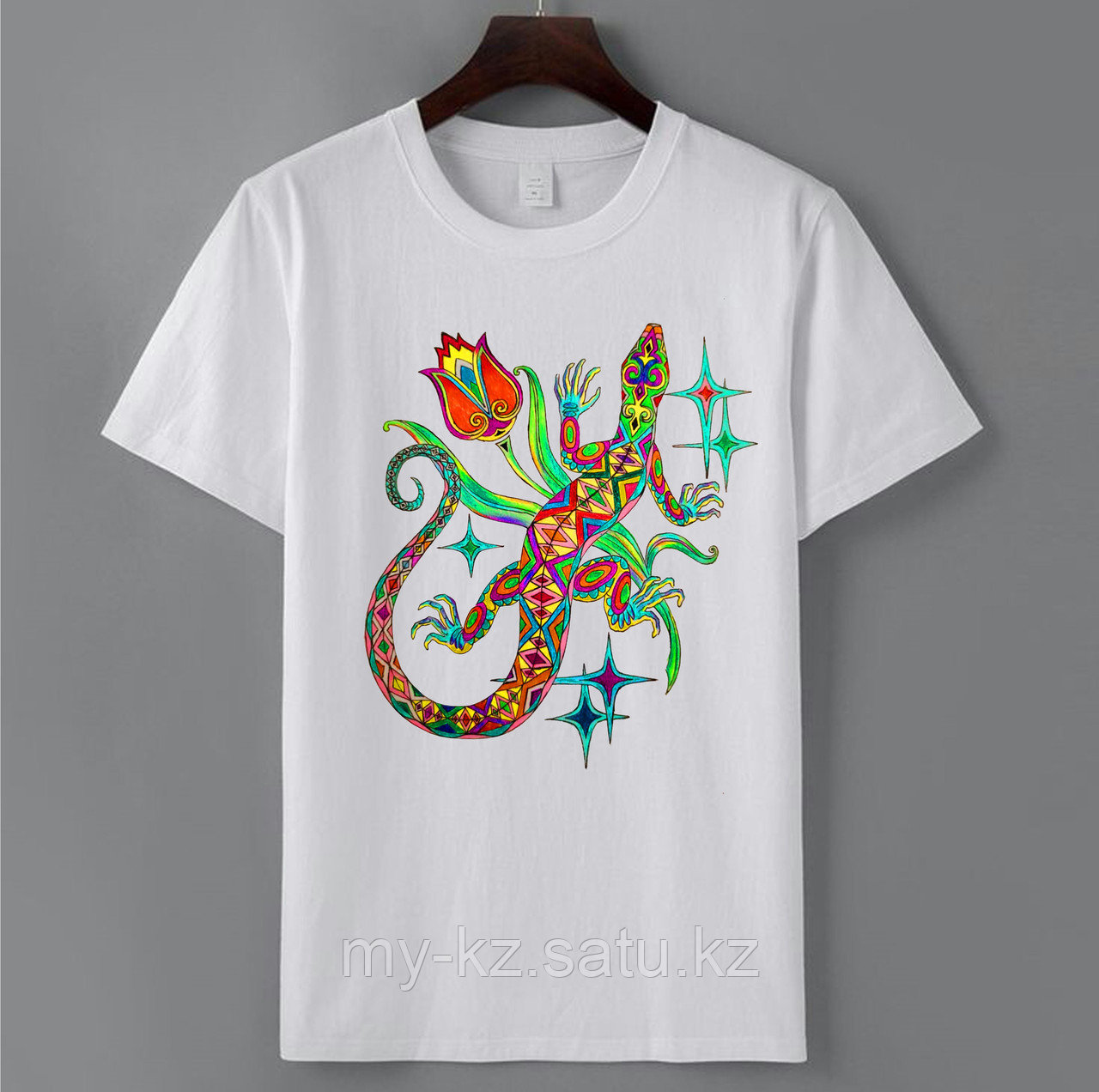 Футболка с принтом “The Scy Lizard” (“Небесная ящерица”)