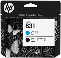 HP 831 печатающая головка для латексных чернил, голубая/черная струйный картридж (CZ677A)