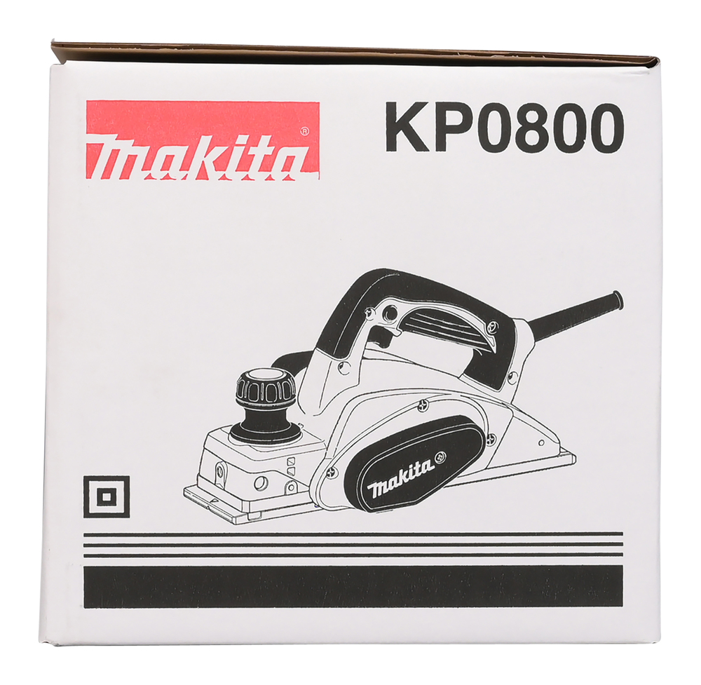 Электрорубанок Makita KP0800 600 Вт, 82 мм, 17000 об/мин, глубина 0 - 2,5 мм - фото 10 - id-p116255343