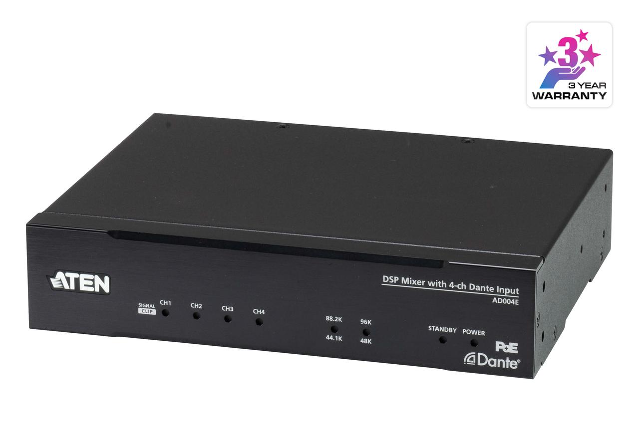 4-канальный микшер с DSP и входом Dante  AD004E ATEN, фото 1