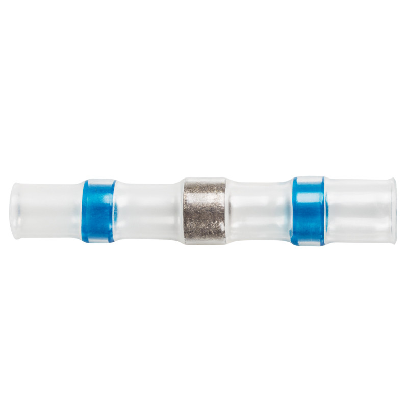 Гильза кабельная изолированная ПК-т 2.5 термоусаживаемая под пайку L-40 мм 1.5-2.5 мм² синяя REXANT - фото 1 - id-p116492182