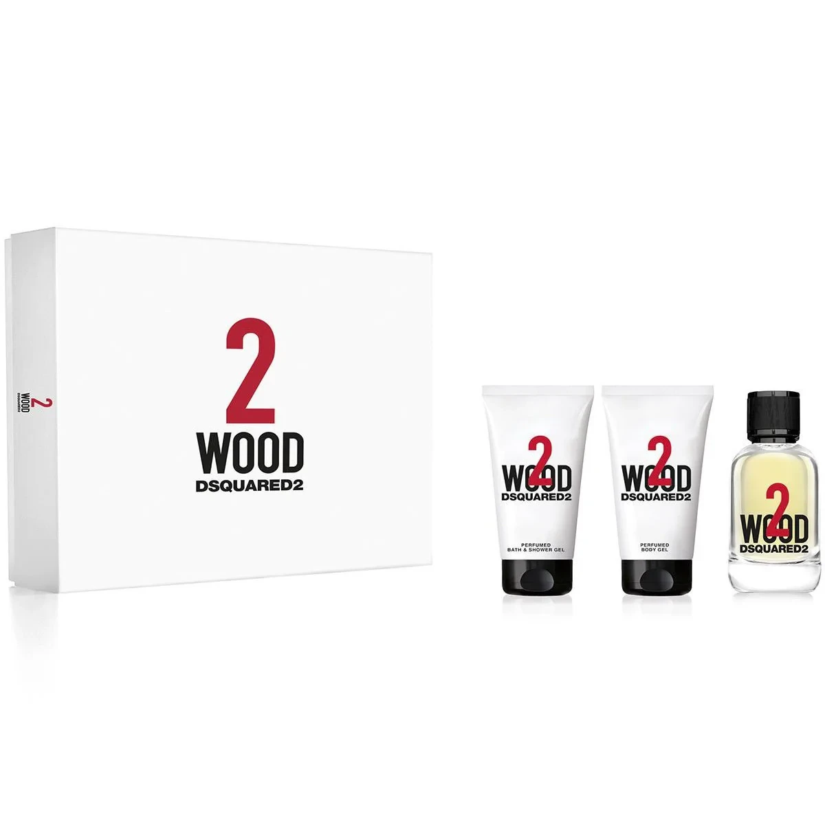 Dsquared2  Wood 2 Gift Set edt 50ml+ shower gel 50ml+ body lotion 50ml