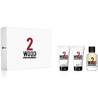 Dsquared2 Wood 2 Gift Set edt 50ml+ shower gel 50ml+ body lotion 50ml