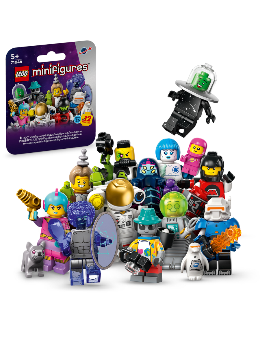 LEGO Минифигурки Space, серия 26 Minifigures 71046 (12 шт в подвесном дисплее)