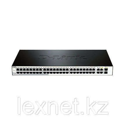 Коммутатор, D-Link, DES-1210-52/С1А, 19-дюймовый стоечный, 48 портов 10/100М RJ45+2 порта 10/100/1000М RJ45+2, фото 3