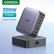 Зарядное устройство Ugreen CD271 40914 2*USB-A+4*USB-C 200W Desktop Fast Charger - фото 1 - id-p116367728