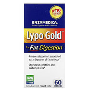 Enzymedica Lypo gold, для усвоения жира, 60 капсул