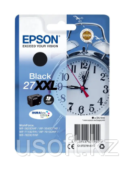 Картридж с черными чернилами Epson DURABrite Ultra экстраповышенной XXL емкости (2200 стр.), C13T27914022