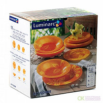 Столовый сервиз Luminarc Lily Flower 18 предметов на 6 персон