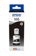 Контейнер с черными пигментными чернилами Epson C13T00Q140 105 EcoTank BK Ink Bottle