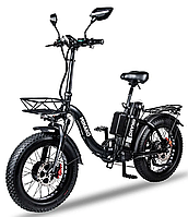 Электровелосипед Minako F11 Dual черный (полный привод)