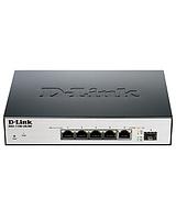 Коммутатор D-Link DGS-1100-06/ME/A1B L2 5 портов 10/100/1000Base-T и 1 портом 100/1000Base-X SFP
