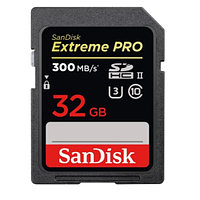 SanDisk Extreme Pro SDHC 32GB - 300MB/s UHS-II флеш (flash) карты (SDSDXPK-032G-GN4IN)