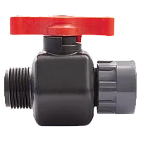 Клапан шариковый полипропилен PP BALL VALVE 1" M X UN