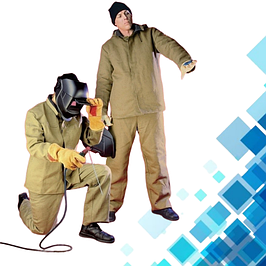 Костюм сварщика, нарукавники, фартуки