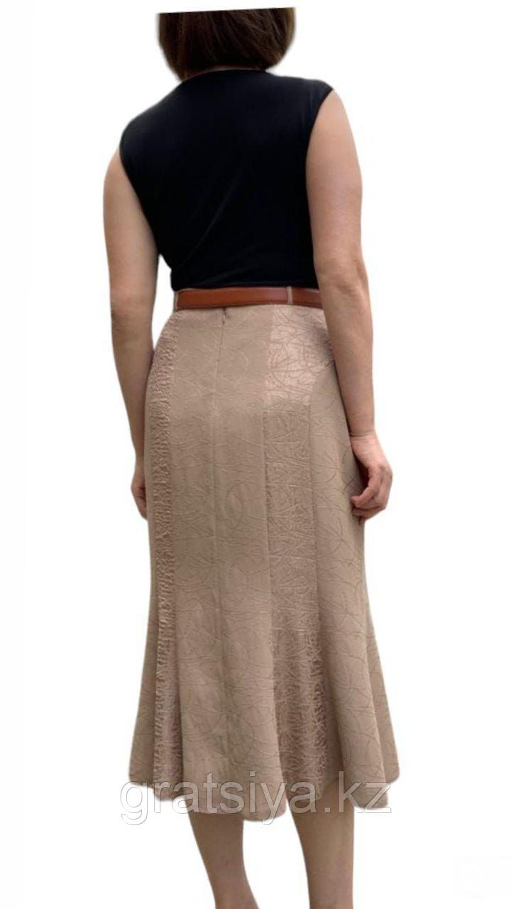Женская юбка клиньями с гипюровой отделкой Праздничная - фото 6 - id-p98547924