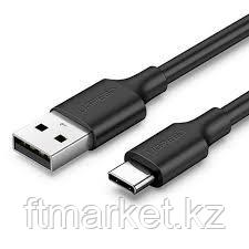 UGREEN US287 USB 2.0 кабелі - USB Type-C, 2M, Black, 60118, фото 1