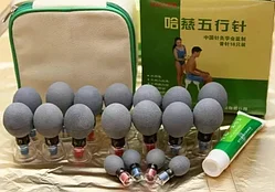 HACI Magnetic Acupressure suction cup - Хаси Банки-присоски акупунктурного действия -