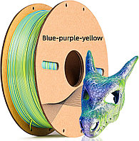 Silk Magic PLA - (Blue Purple Yellow) Filament 1.75 mm