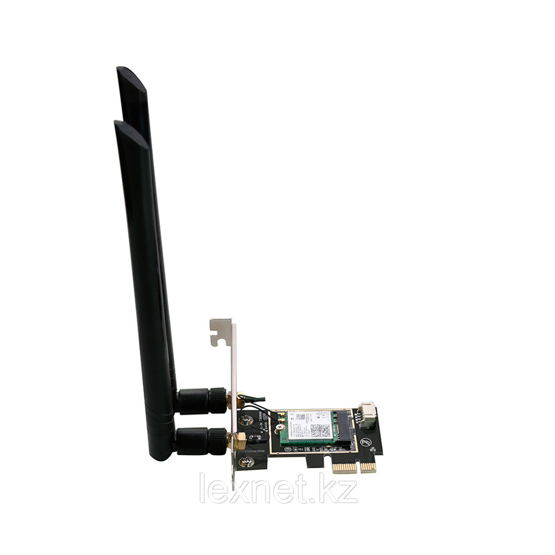 Беспроводной двухдиапазонный PCI Express адаптер, D-Link, DWA-X582/RU/A2A, IEEE 802.11a/b/g/n/ac/ax, Bluetooth