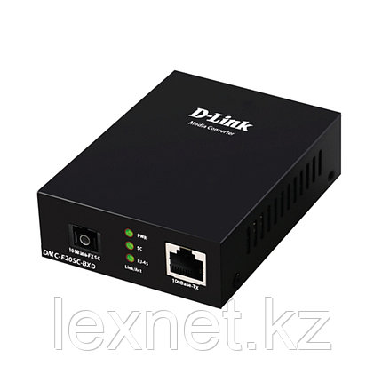 WDM Медиаконвертер, D-Link, DMC-F20SC-BXD/B1A, 1 порт 10/100Base-TX, 1 порт 100Base-BXD (WDM) с разъемом SC, фото 1
