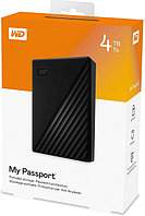 Внешний HDD Western Digital 4Tb My Passport 2.5" USB 3.1 Цвет: Черный WDBPKJ0040BBK-WESN