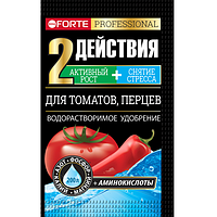 Bona Forte Удобрение водорастворимое с аминокислотами Для томатов, перцев, пакет 100 г (10 штук в шо