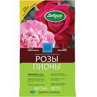 Добрая сила Сухое удобрение Розы-Пионы, пакет 0,9 кг/ 12 DS22010131