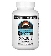 Source naturals экстракт ростков брокколи 250мг, 120 таблеток