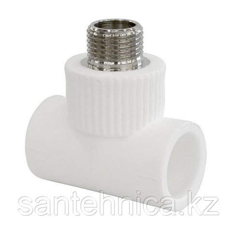 Тройник комбинированный TIM  25*1/2" PPR наруж. р. (5/75)