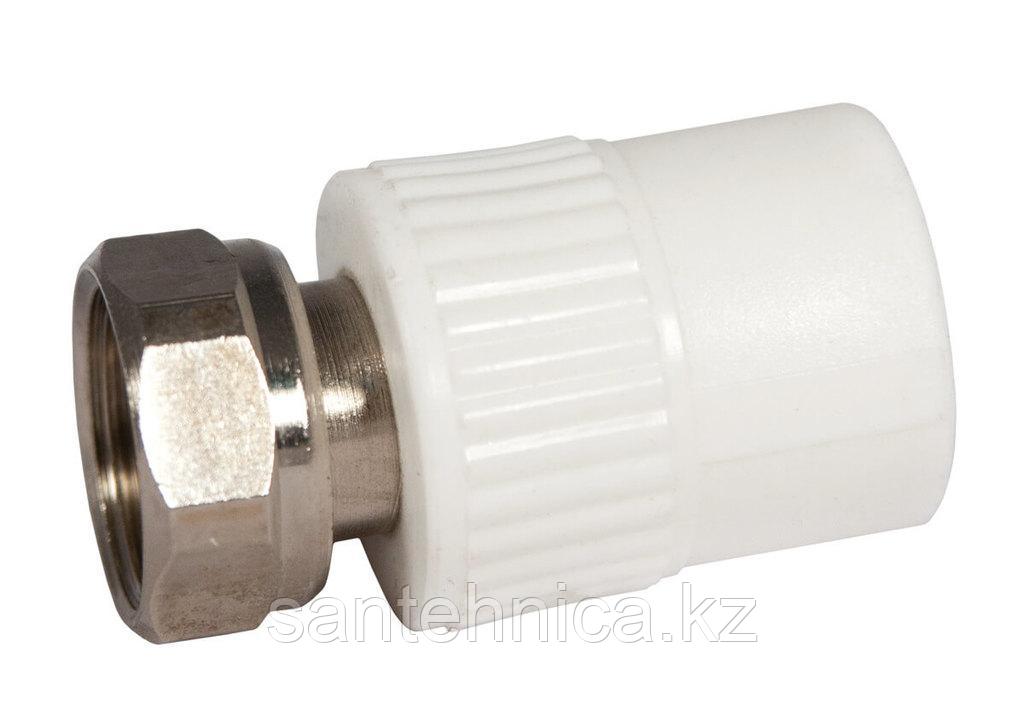 Муфта комб. с накид. гайкой TIM  25х3/4" PPR (5/105)