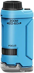Микроскоп LED Pocket Microscope 1355 blue