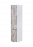 Пенал шкаф-колона Roca RONDA бетон-белый