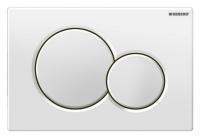 Кнопка смывная Geberit Sigma01 для двойного смыва, цвет белый 115.770.11.5