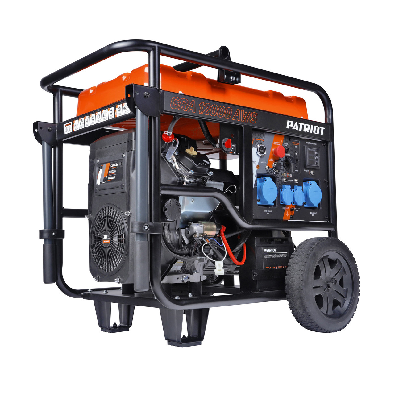 Генератор бензиновый GRA 12000 AWS, 12 кВт