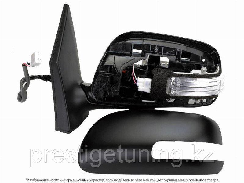 Зеркало в сборе левое (L) на Corolla 2011-13 (7 контактов) SAT