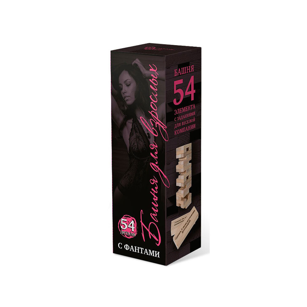 Настольная игра Башня с заданиями для взрослых, фото 1