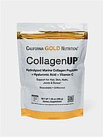 Коллаген, гиалуроновая кислота и витамин C, California Gold Nutrition, CollagenUP, 206 г
