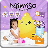 Mimiso Трусики- Подгузники одноразовые для детей 6/XXL 16-25 кг 34шт/2