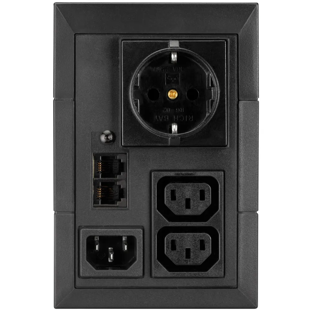 ИБП Eaton 5E 650i USB DIN (5E650iUSBDIN) черный - фото 2 - id-p112719915