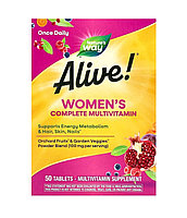 Alive!, мультивитаминный комплекс для женщин, 50 таблеток