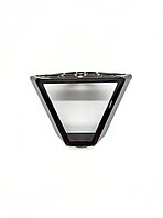 Ножка литая, для диванов и кресел, 10 см, черный хром