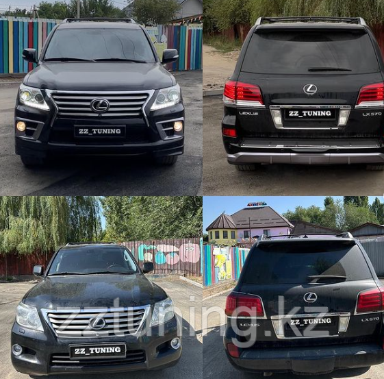 Комплект рестайлинга Lexus Lx570 2008-2011 под 2012-2015 f-sport, фото 1