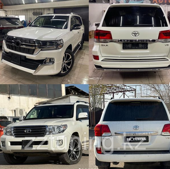 Комплект рестайлинга Toyota Land Cruiser 200 полный под 2021