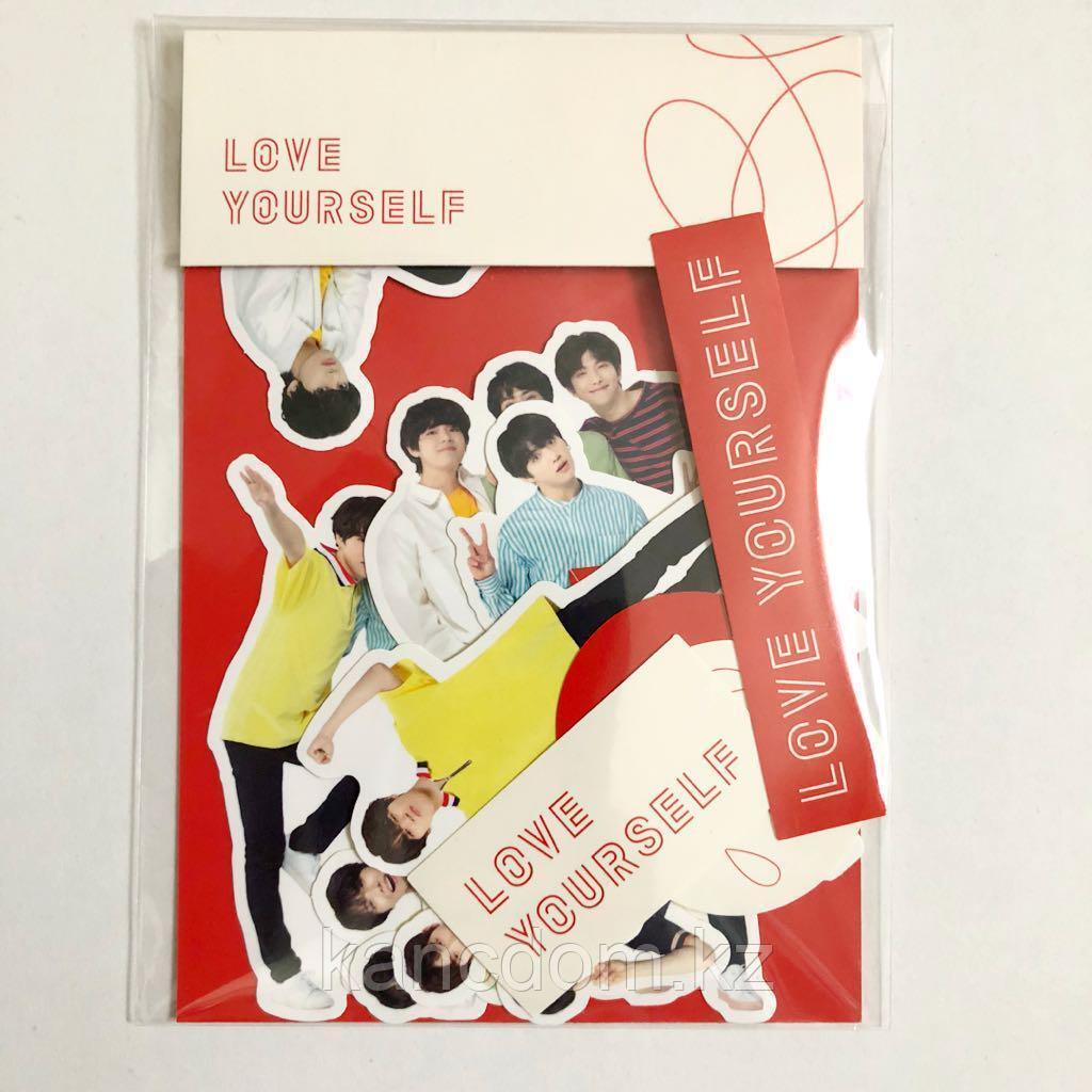 Наклейка набор BTS world tour 89281-2
