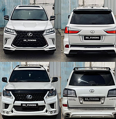 Комплект рестайлинга Lexus Lx570 2008-2015 под 2021 без задних крыльев