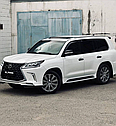 Комплект рестайлинга Lexus Lx570 2008-2015 под 2021 без задних крыльев, фото 3