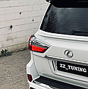Комплект рестайлинга Lexus Lx570 2008-2015 под 2021 без задних крыльев, фото 6