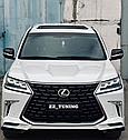 Комплект рестайлинга Lexus Lx570 2008-2015 под 2021 без задних крыльев, фото 7