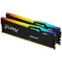 ОЗУ DIMM DDR5 Kingston FURY Beast Black RGB